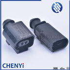 5 sets 2 Pin 1.5mm 1J0973802 1J0973702 male or female Auto Temp sensor plug deflation valve waterproof connectors 1J0 973 802