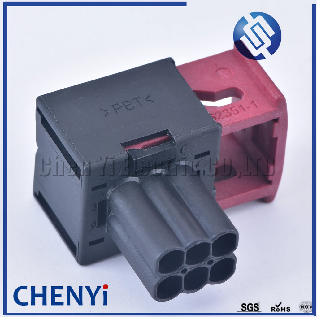 6 Pin 3.5mm automotive electronic waterproof plug wire harness cable sealed connector 1-965425-1 1-1-963212-1 1-962349-1 4113866
