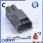2 Pin Ignition Coil Connector Plug For Toyota Accent 1.6L Elantra J3 1JZ-GTE 2JZ-GTE 90980-10901 90980-10899 7283-7023-10