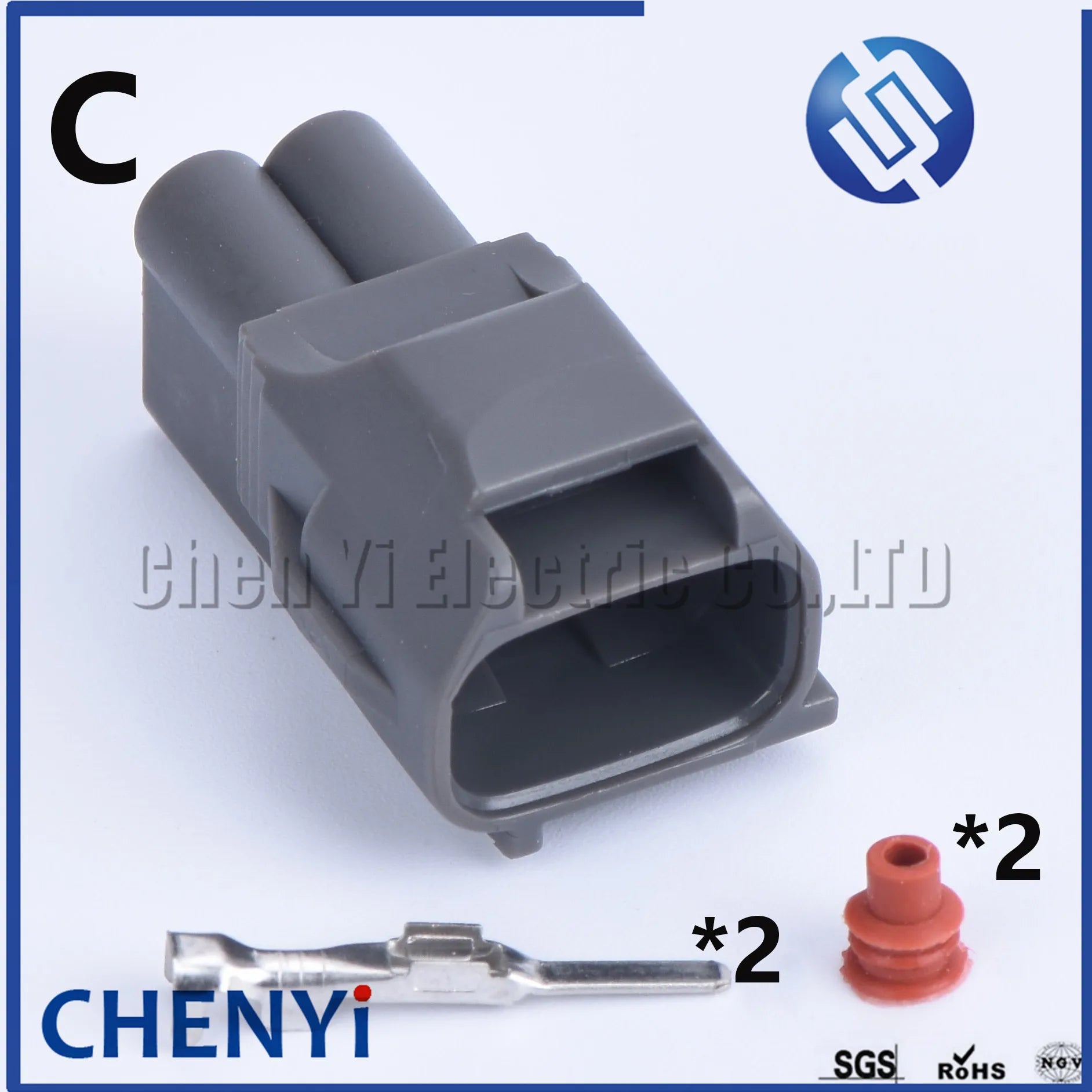2 Pin Ignition Coil Connector Plug For Toyota Accent 1.6L Elantra J3 1JZ-GTE 2JZ-GTE 90980-10901 90980-10899 7283-7023-10