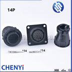 14 Pin diagnostic Connector Automobile Male Female History Password SMT aviation Plug 206043-1 182649-1 66601-1 66602-1