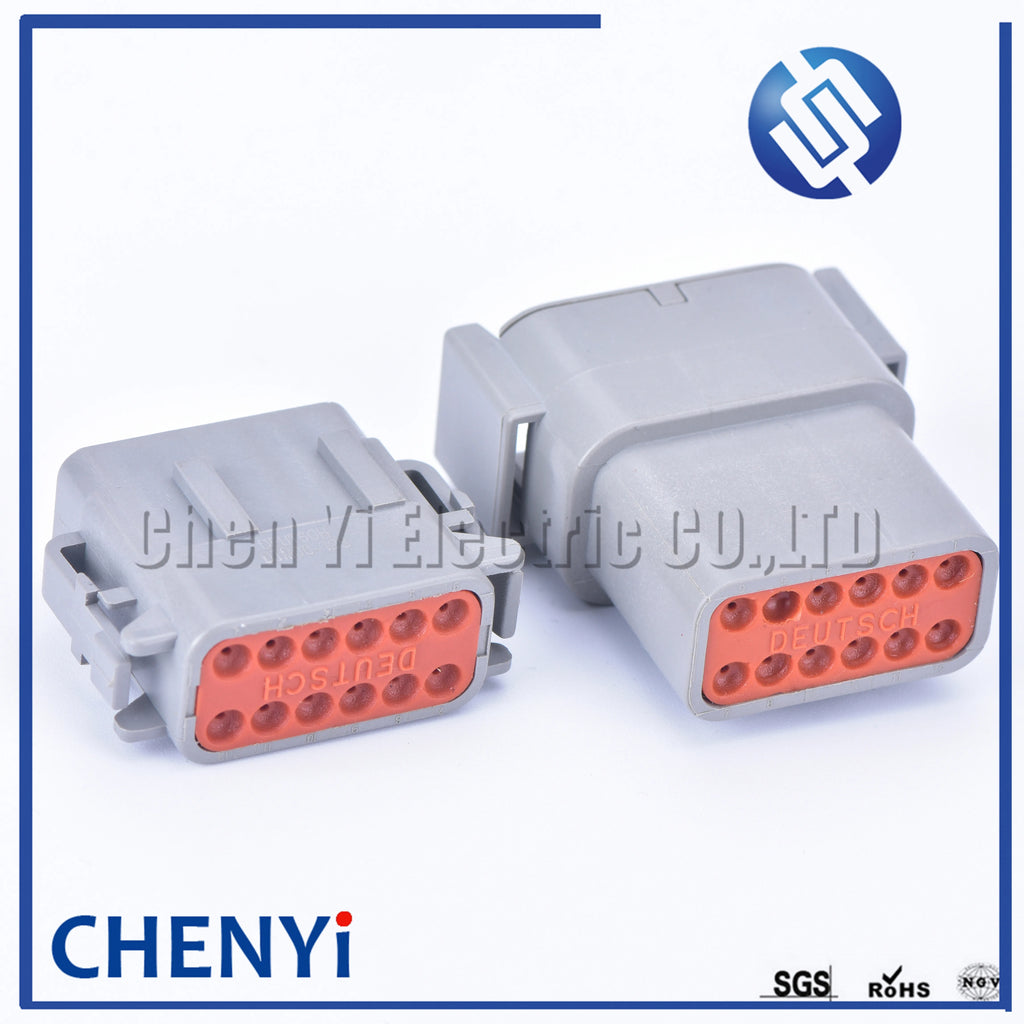 Deutsch DTM 12 Pin connector DTM06-12S DTM04-12P Male or Female Auto Waterproof Connector Automotive Sealed Plug