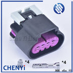 4 pin female auto waterproof ignition coil plug oxygen sensor connector 15487756 15466325 GT series socket For Buick Chevrolet