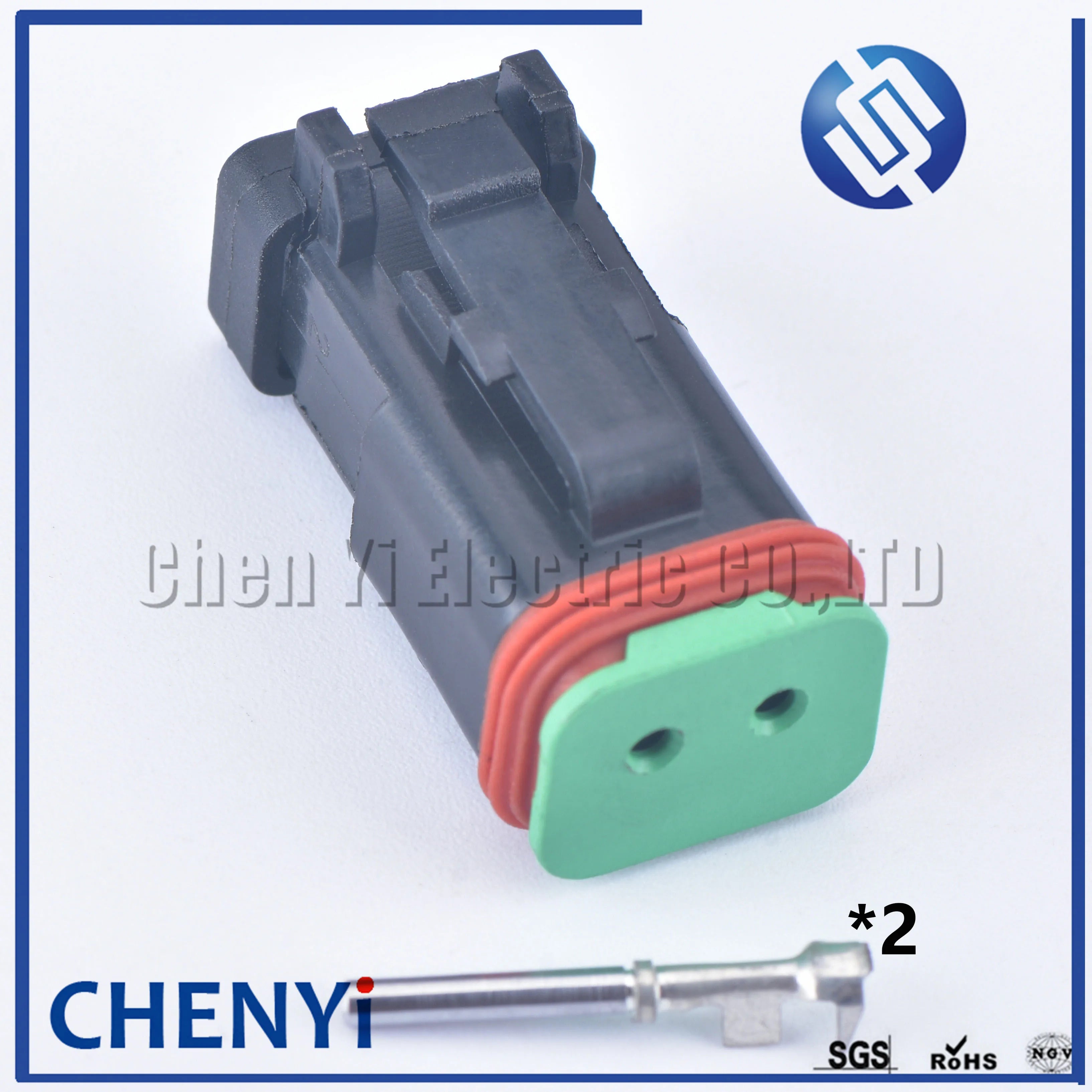 Black 2 Pin excavating machinery Heavy Industry Machinery headlight boom light Wire Harness Plug DT06-2S DT04-2P A B C D 4 types