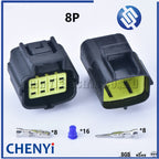 1/2/3/4/6/8/10/12/16 Pin Waterproof Connector Electrical Plug Car Auto Sealed Truck Harness Socket 174879-2 174877-2