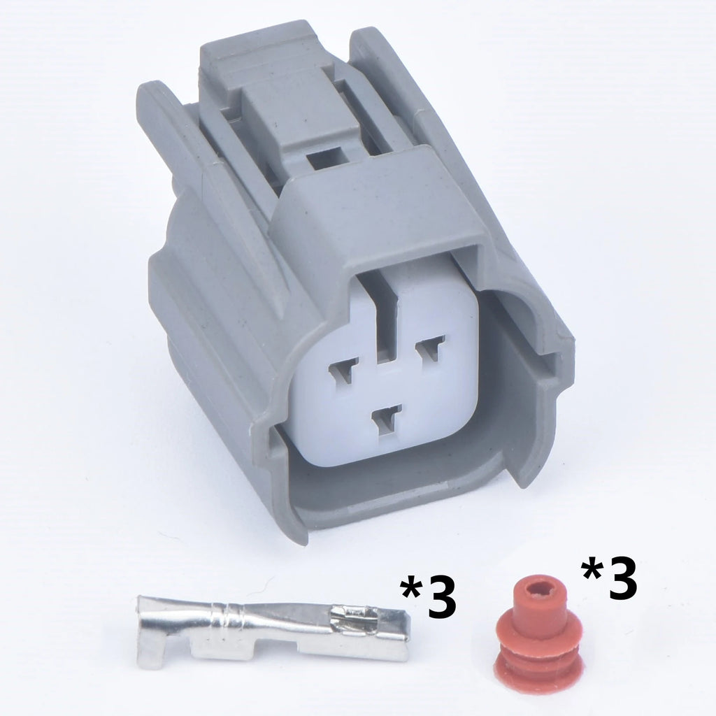 3 Pin automotive wire harness connector plastic plug 6181-0072 6189-0131 For Excavator sensor solenoid valve Yamaha OBD2