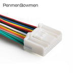 1 Set 24 Pin 1318917-1 Auto Audio Navigation Rearview Electronic Connector Wiring Harness Female Socket Plug with Cable