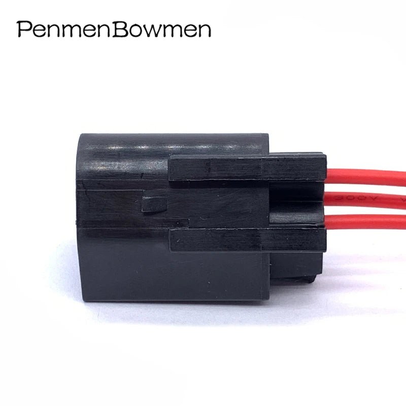 1 Set 3 Pin Auto Triangle Rubber Shell Sheath Electrical Cable Connectors Waterproof Female Wire Harness Plug 7-1437710-9