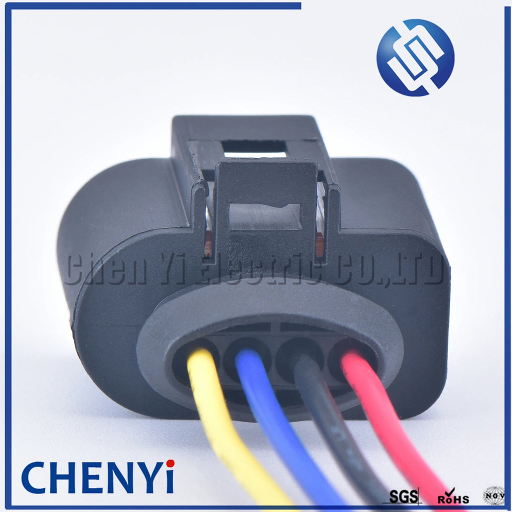 4 pin 1.5 series female automotive coil Extension adapter connector horn plug Air Inlet Pressure Sensor Plug 1J0973704 1J0973804