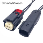 1 Set 2 Pin Auto Lamp Socket Temperature Electrical Cable Connectors Female Wire Harness Plug For Buick 33471-0201 33481-0201