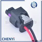 2 Pin auto fuel injector connector wires waterproof sensor plug 0-2112986-1 1-1718643-1 4F0973702 4F0 973 702