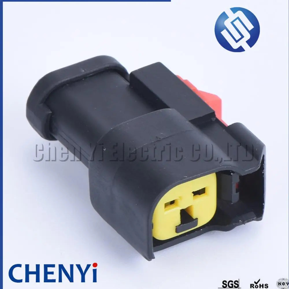 1 set 2 pin EV6 EV14 automobile waterproof auto connector speaker plug connector 1.5 female 2p modification wiring connector