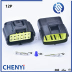 1/2/3/4/6/8/10/12/16 Pin Waterproof Connector Electrical Plug Car Auto Sealed Truck Harness Socket 174879-2 174877-2