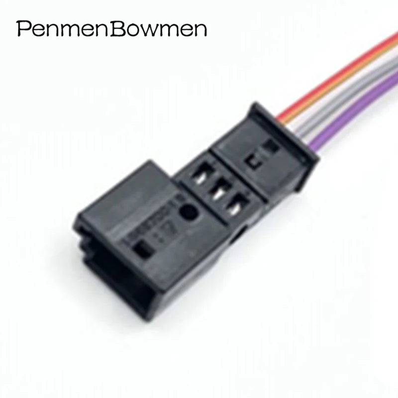 1 Set 3 Pin Car Stereo Speaker Tweeter Light Treble Electrical Cable Connectors Wire Harness Plug for BMW 1-968700-1 1C0973119B