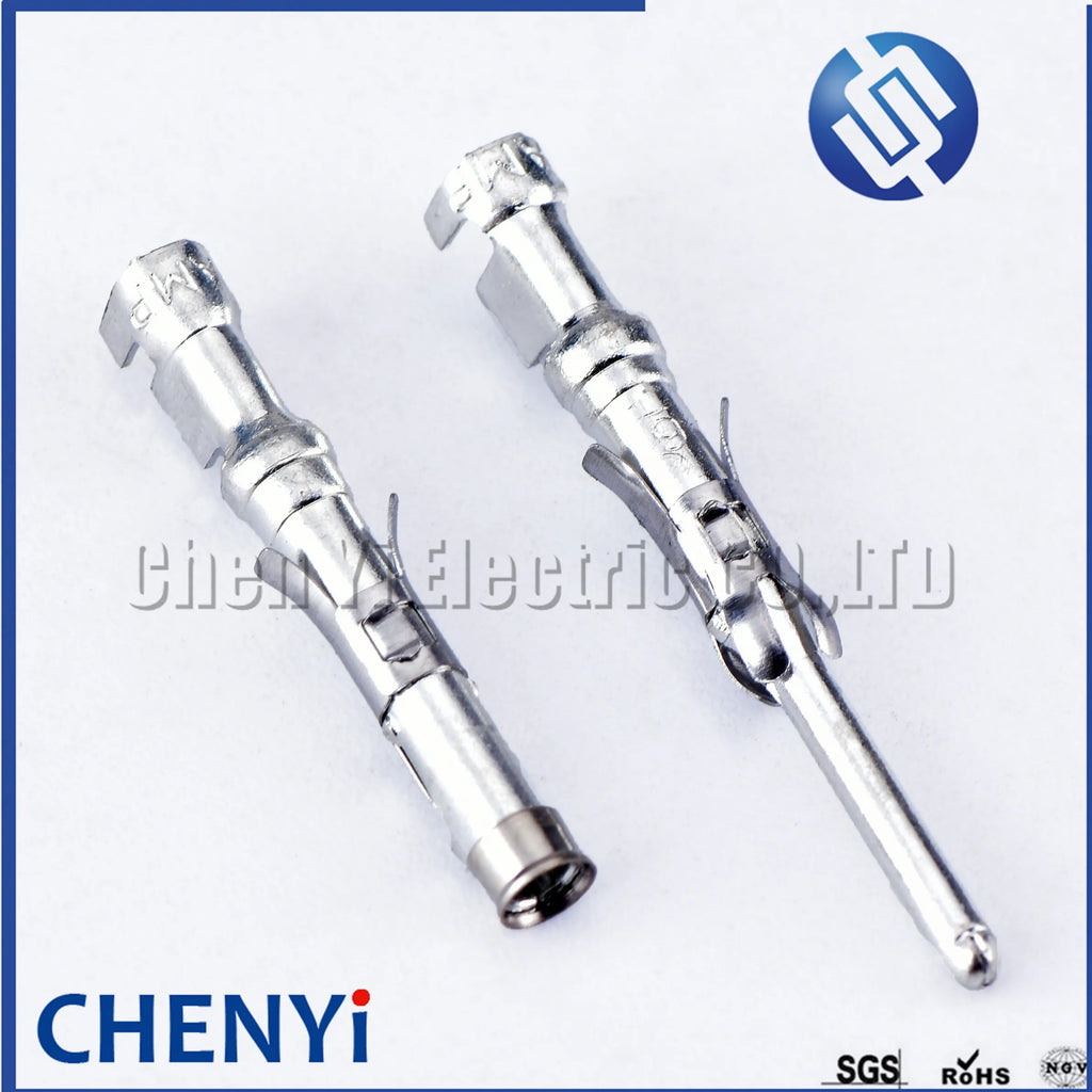 50 Pcs 1.5mm series car splices wire terminal crimp pin 1-66103-8 1-66101-9 for connector 206043-1 182649-1 66601-1 66602-1