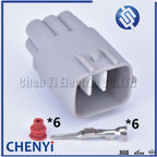 6 Pin Auto TS Accelerator Pedal Plug Light Lamp Socket Car Water Spray Relay Controller pressure sensor Connector For Toyota