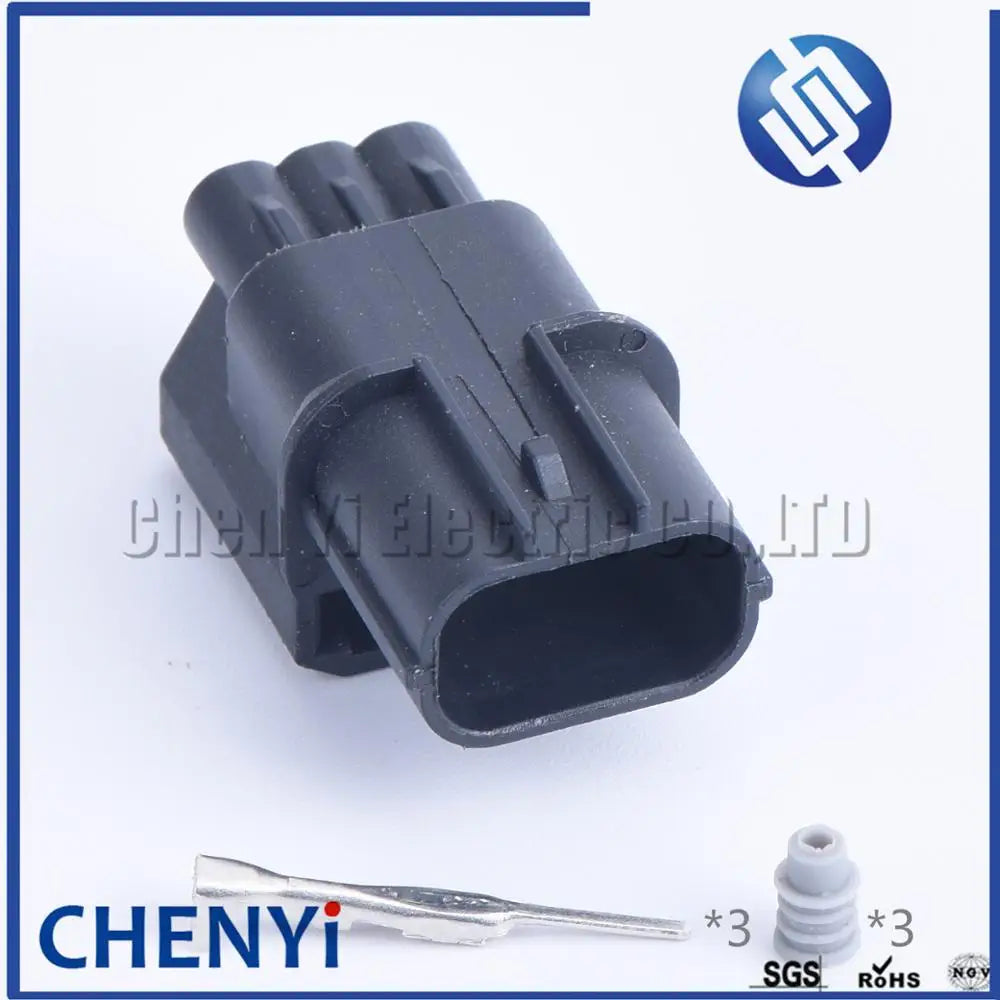 2 set HX 040 3 pin waterproof car plug adapter ignition coil connector For Honda Civic Element CR-V 6189-0887 6188-4739
