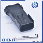 3 Pin 2.8mm 54200308 54200312 Oil pressure sensor plug Headlight Socket Waterproof Crankshaft Camshaft Position Sensor Connector