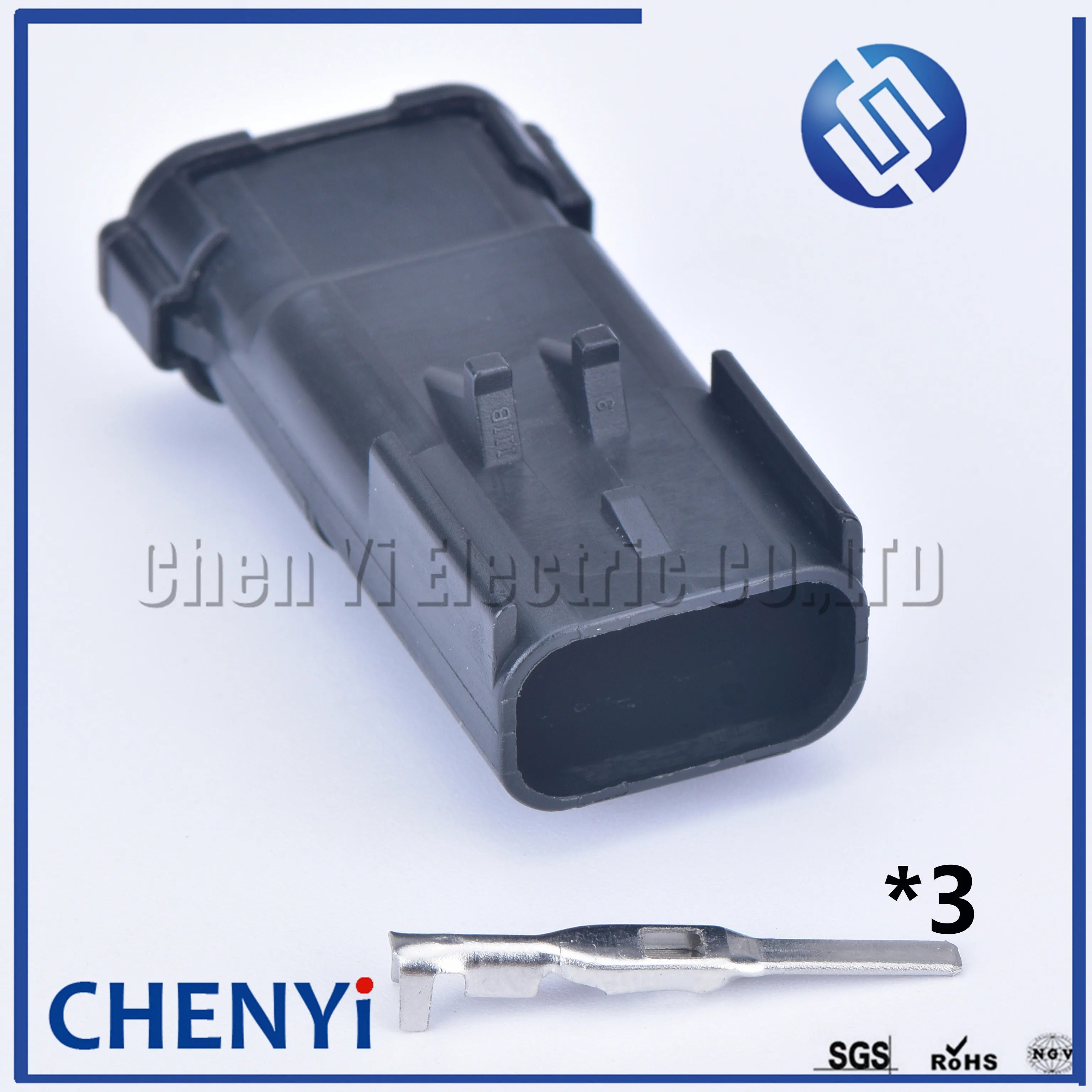 3 Pin 2.8mm 54200308 54200312 Oil pressure sensor plug Headlight Socket Waterproof Crankshaft Camshaft Position Sensor Connector