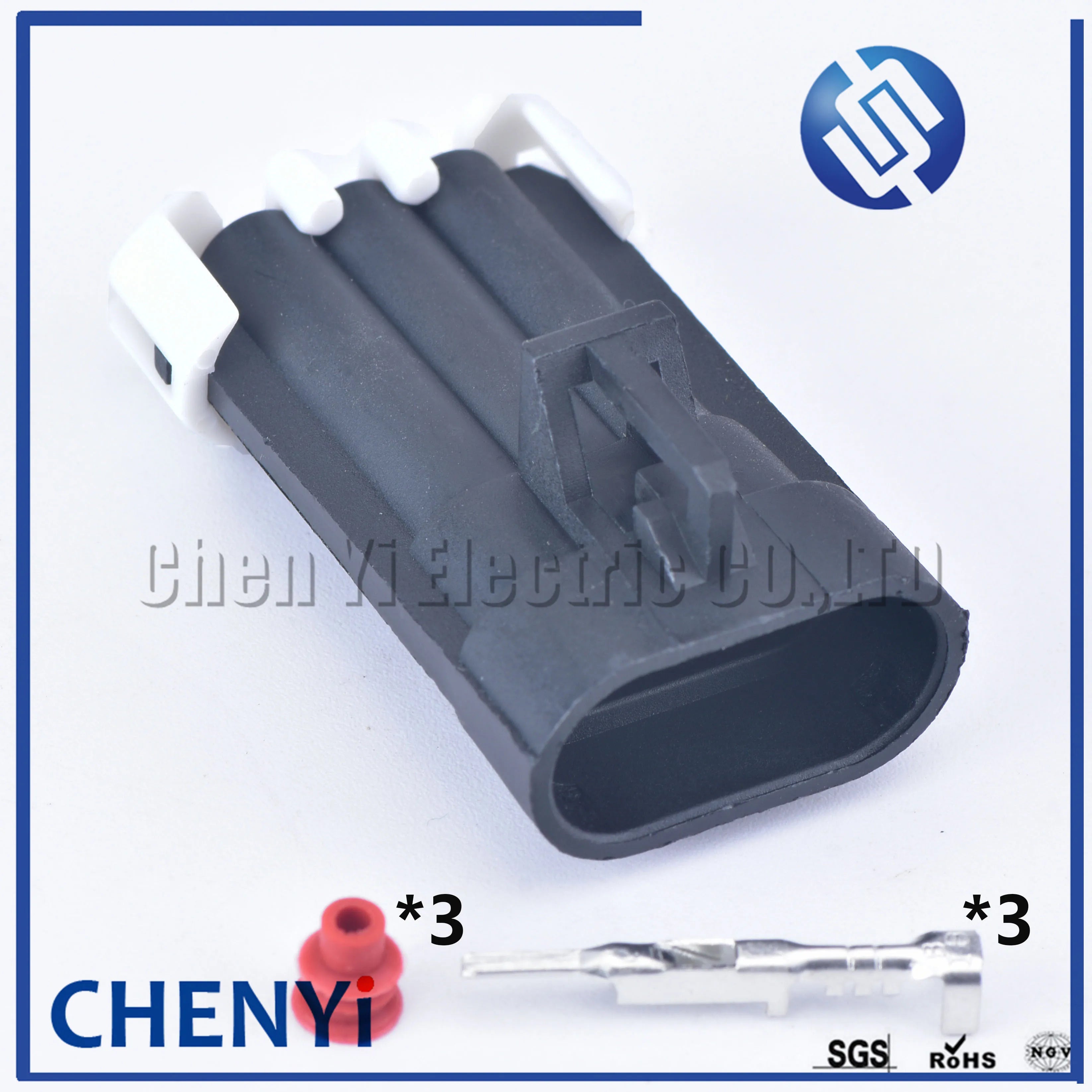 1 Set 3 Pin black Metri-Pack 150 male or female temperature Sensor Plug auto waterproof connector 12129615 12110293