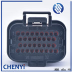 34 Pin 3-1437290-9 1.0mm Series ECU Auto Connector Electrical PCB Computer ECU Connector 64327288-2 4-1437290-1