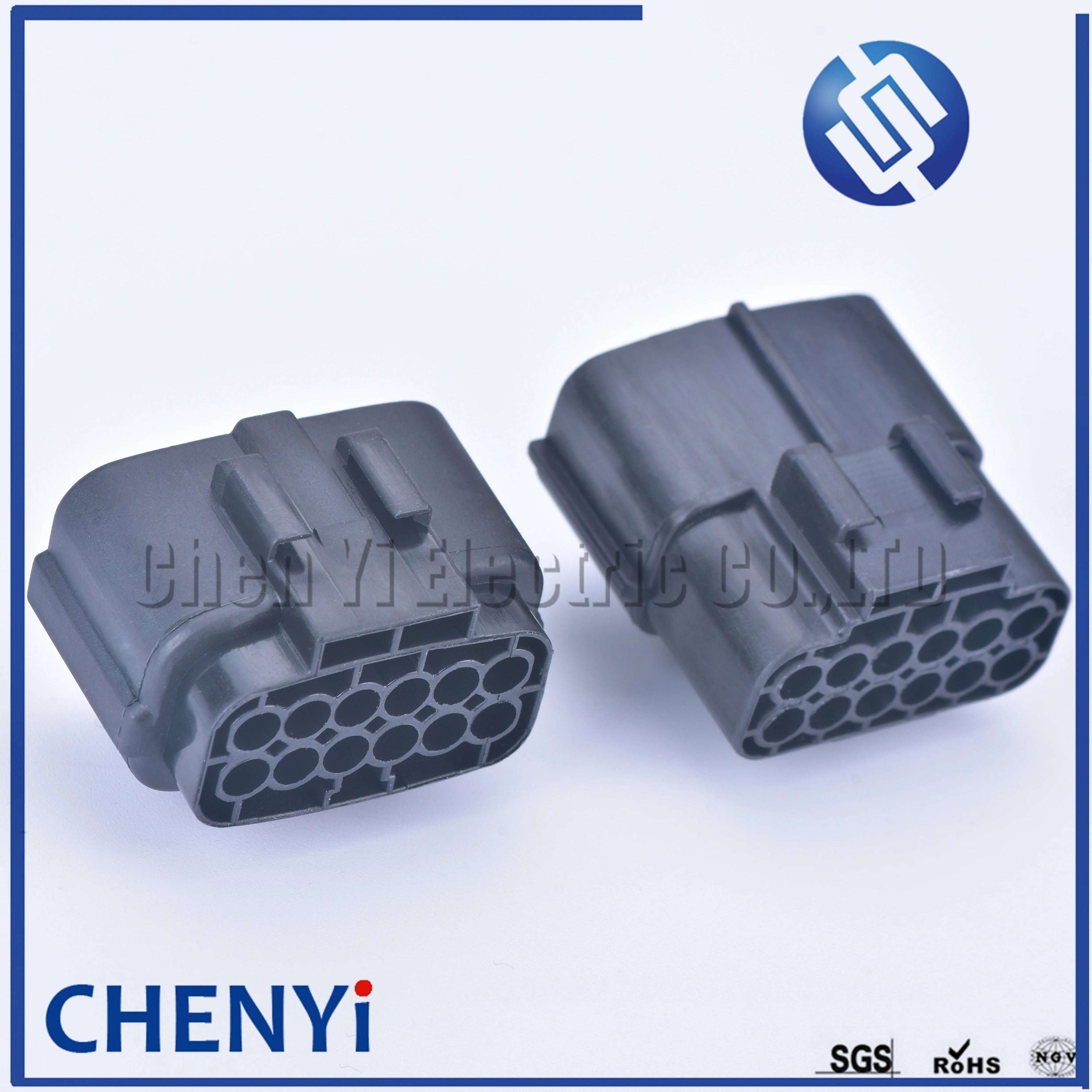 12 pin way male or female waterproof wire connector auto electrical plug conector 174661-2 174663-2 368537-1