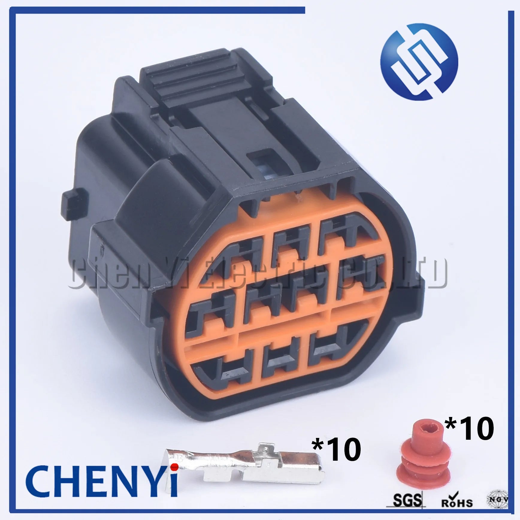 10 pin automotive waterproof connector 2.8 headlamps LED car socket sensor connector GL221-10021 HP066-10021 For Hyundai