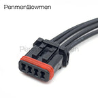 1 Set 4 Pin Auto Rearview Mirror Heating Electrical Connectors Waterproof Female Male Wire Harness Plug MX19004S51 MX19004P51