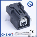 2 pin male or female Auto Fuel Injector Electronic Waterproof Connector Wire harness plug CB400 6189-6904 For Honda
