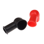 1Pair Black Red Battery Terminal Protective Covers Round Insulating Caps Insulating Protector Replacement Batteries Accessories