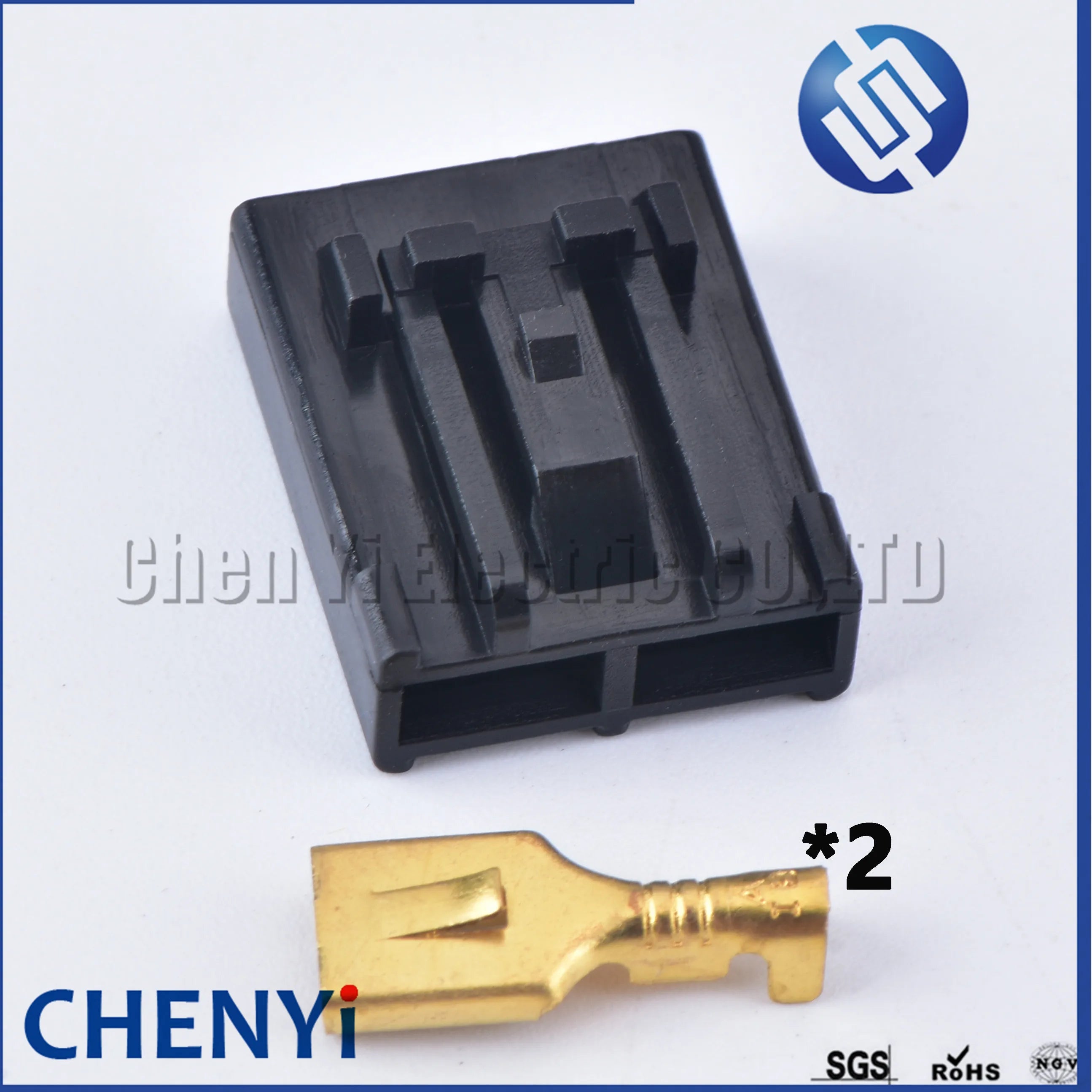10 sets black 2 Pin Walbro 255LPH Electric fuel pump Connector plug GSS341/GSS342 GSS315/GSS317 For Toyota Honda Nissan Subaru