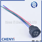 4 Pin 2.5mm round A7 odometer speed sensor plug Auto waterproof connector 1-967402-1 1-967325-1 with 15cm 18AWG cable For HOWO