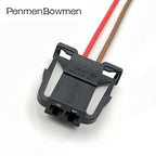 1 Set 2 Pin Auto Wireless Radio Bass Horn Electrical Cable Connectors Light Box Female Wire Harness Plug 1J0972923