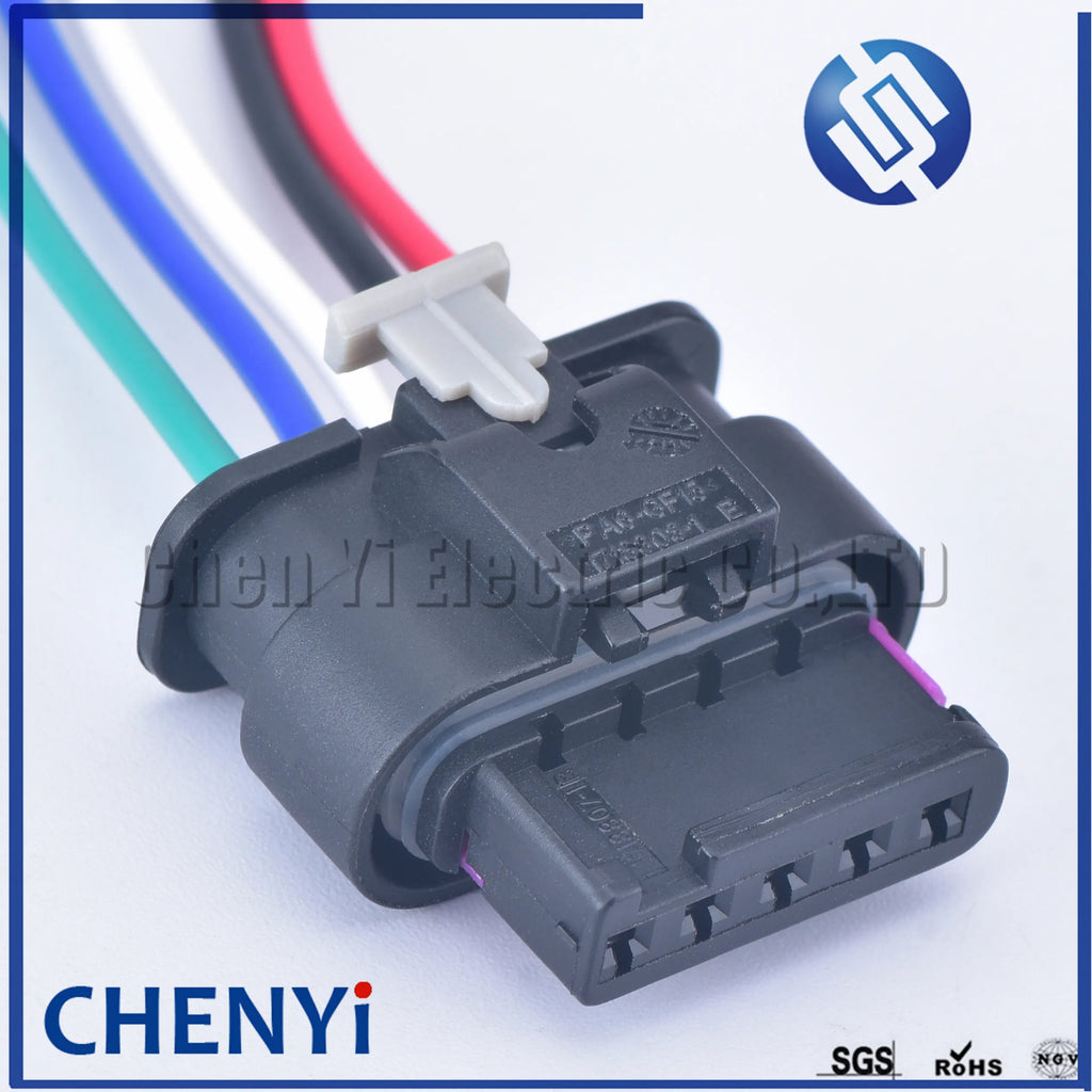 5 Pin 1-1718806-1 4F0973705 Auto Electric Connector Waterproof Mass Air Flow Meter Sensor MAF Harness plug 8K0973205