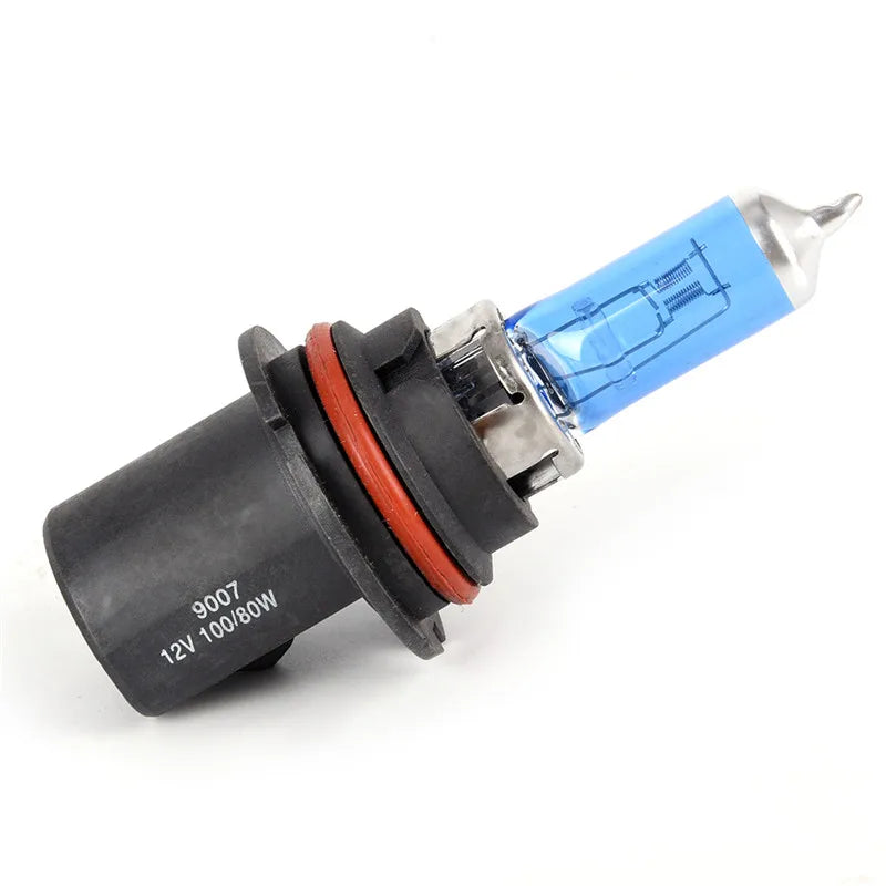 2pcs 12V 100/80W HB5 9007 Super White Car Dark Blue Glass Halogen Lamps Automotive Bulbs Headlights
