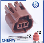 2 Pin Inlet valve connector Air conditioning pressure sensor Temperature Sensor Plug 6189-0033 MT-090-2-special2R-F For Toyota
