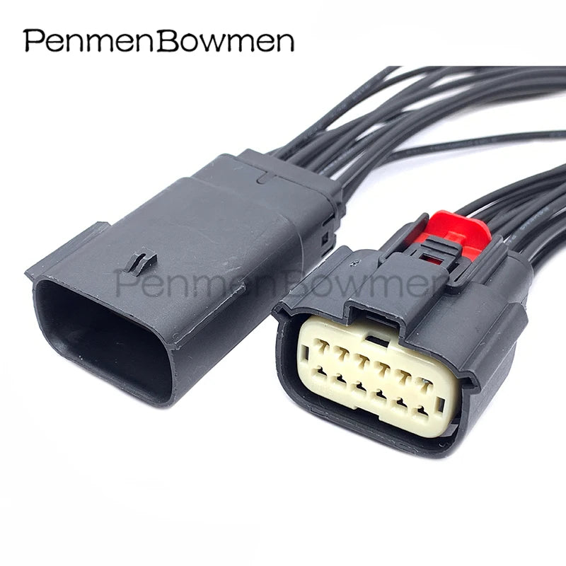 1 Set 12 Pin Car Light Ignition Coil Electronic Connector Wire Harness for Ford Chevrolet Buick 33482-1201 33472-1201