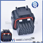 26 Pin 3-1437290-7 1473416-1 SUPERSEAL 3/4/5/6 slots electrical female or male Straight PCB wire to board connector ECU plug