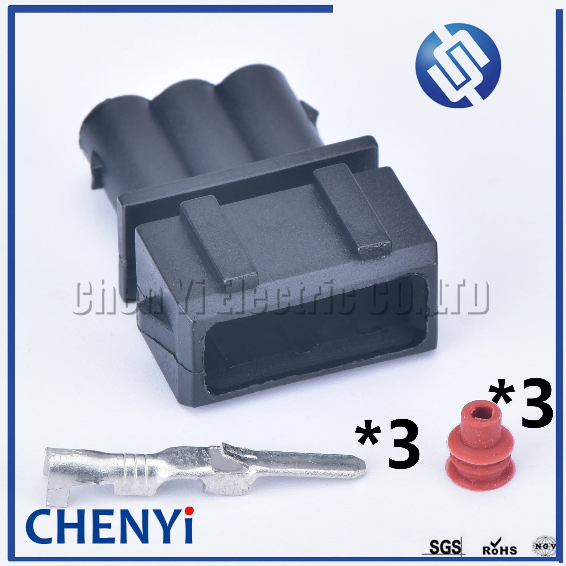 3 Pin 3.5mm 357972753 Male or Female efi series 357 972 753 EV1 EV14 JPT VR6 TPS sealed waterproof Coil connector