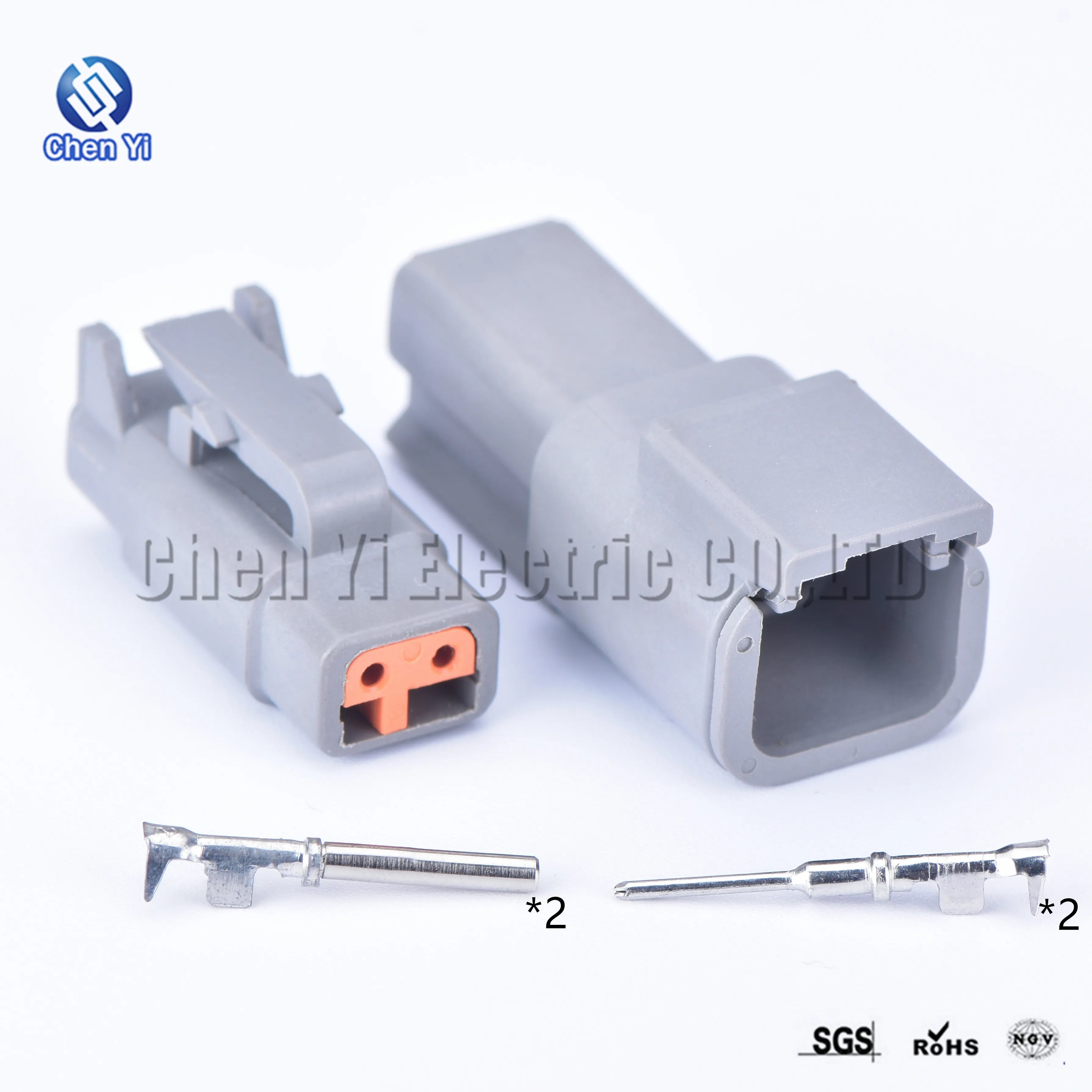 DTM connectors For Deutsch DTM06-2S 3S 4S 6S 8S/DTM04-2P 3P 4P 6P 8P 12P Male Female Waterproof Connector Automotive Sealed Plug