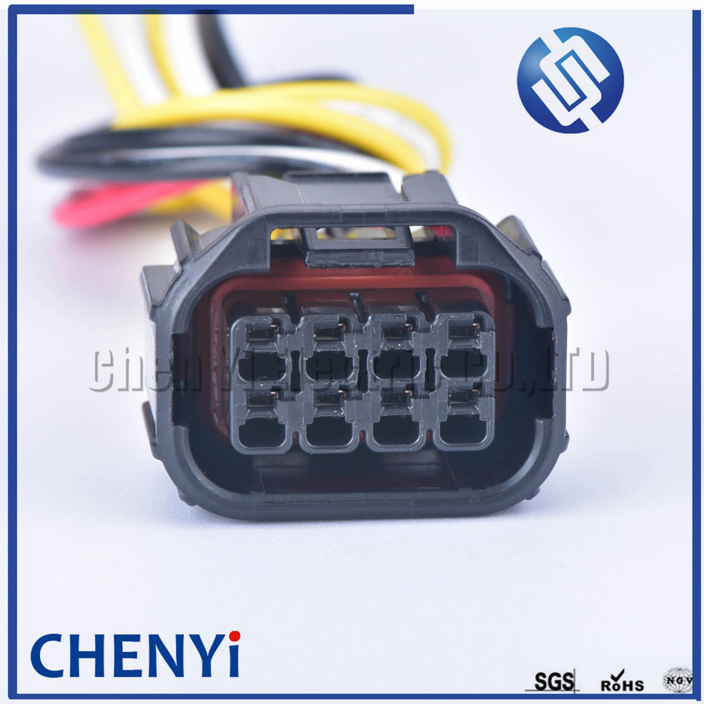 8 pins auto waterproof  connector male female LED headlight speaker plug engine harness electrical connector 6189-7423 6181-6850