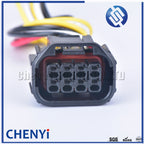 8 pins auto waterproof  connector male female LED headlight speaker plug engine harness electrical connector 6189-7423 6181-6850