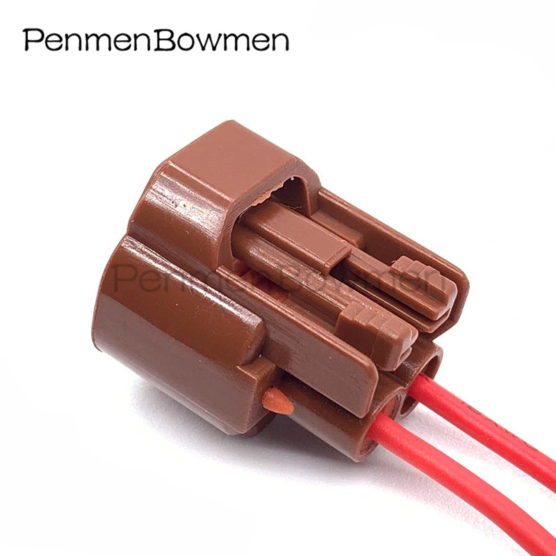 1 Set 2 Pin Car Temperature Electrical Cable Connectors Female Wire Harness Plug for Toyota Mazda 6189-0033