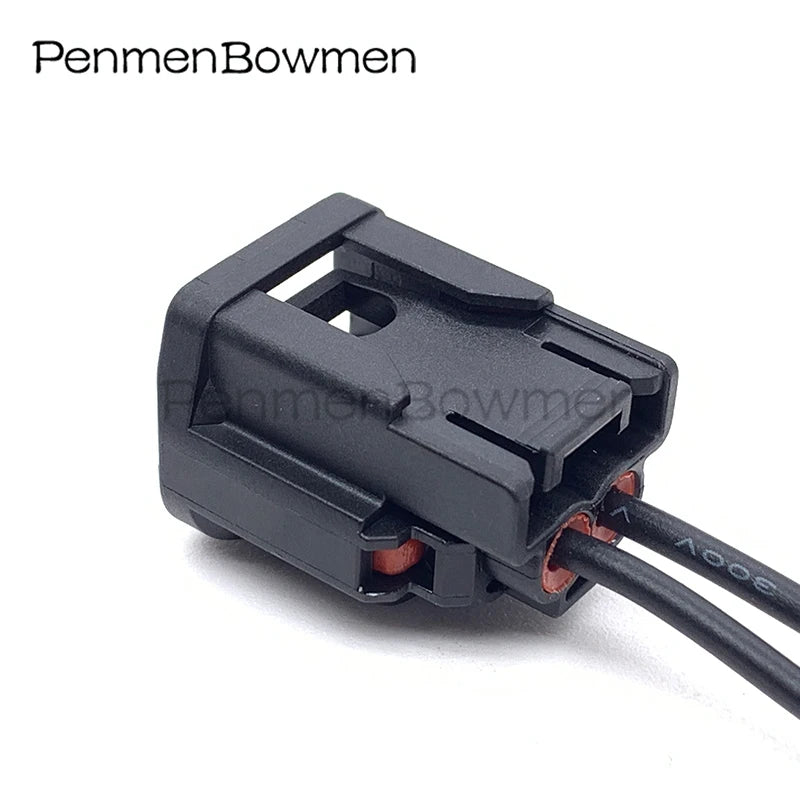 1 Set 2 Pin Auto Headlight Plastic Electrical Cable Connectors Female Wire Harness Plug For Honda Civic Accord 6189-7408