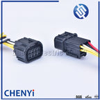 8 pins auto waterproof  connector male female LED headlight speaker plug engine harness electrical connector 6189-7423 6181-6850