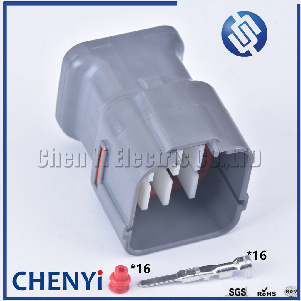 16 Pin Automotive waterproof connector DL series plug Female or Male wiring harness connector 6189-0715 6188-0495 For Honda