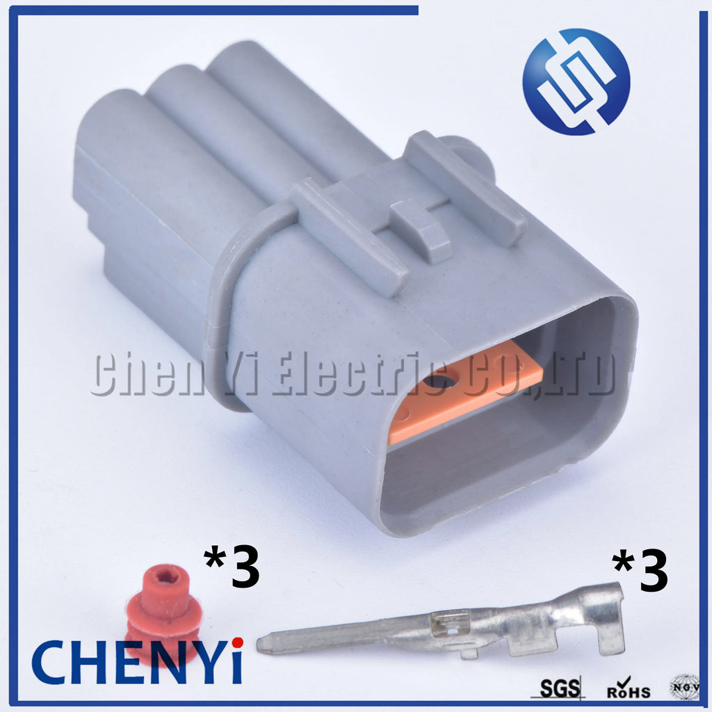 3 Pin waterproof auto wire harness connector Car headlight oxygen sensor plug HN032-03020 HN036-03027 For Hyundai Kia