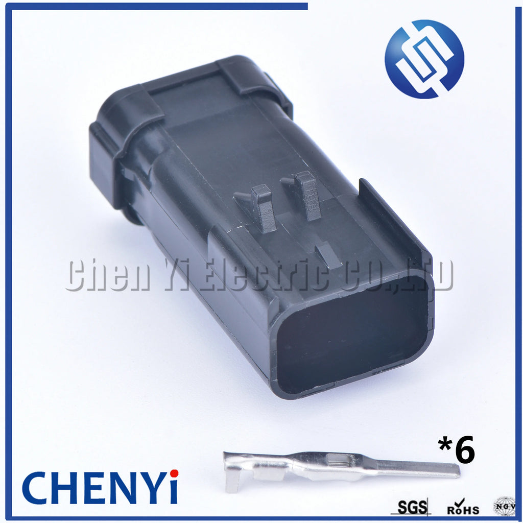 6 Pin male or female plastic waterproof Oil Pump Assembly Plug auto sealed cable connector plug 54200610