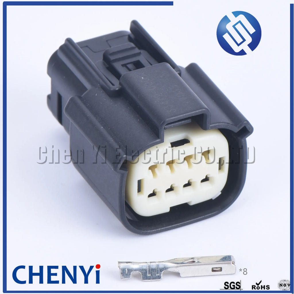 8 Pin 33472-0801 33482-4801 Auto Electrical Headlight Light Socket Car Engine Cable Plug For Ford BUICK Chevrolet