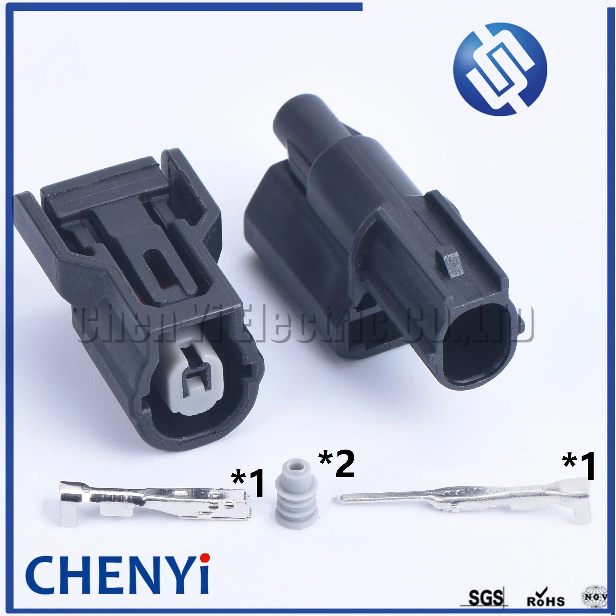 1 pin waterproof auto connector male or female 6189-0940 6188-0657 K20 K24 air pump generator motorbike auto connector For Honda